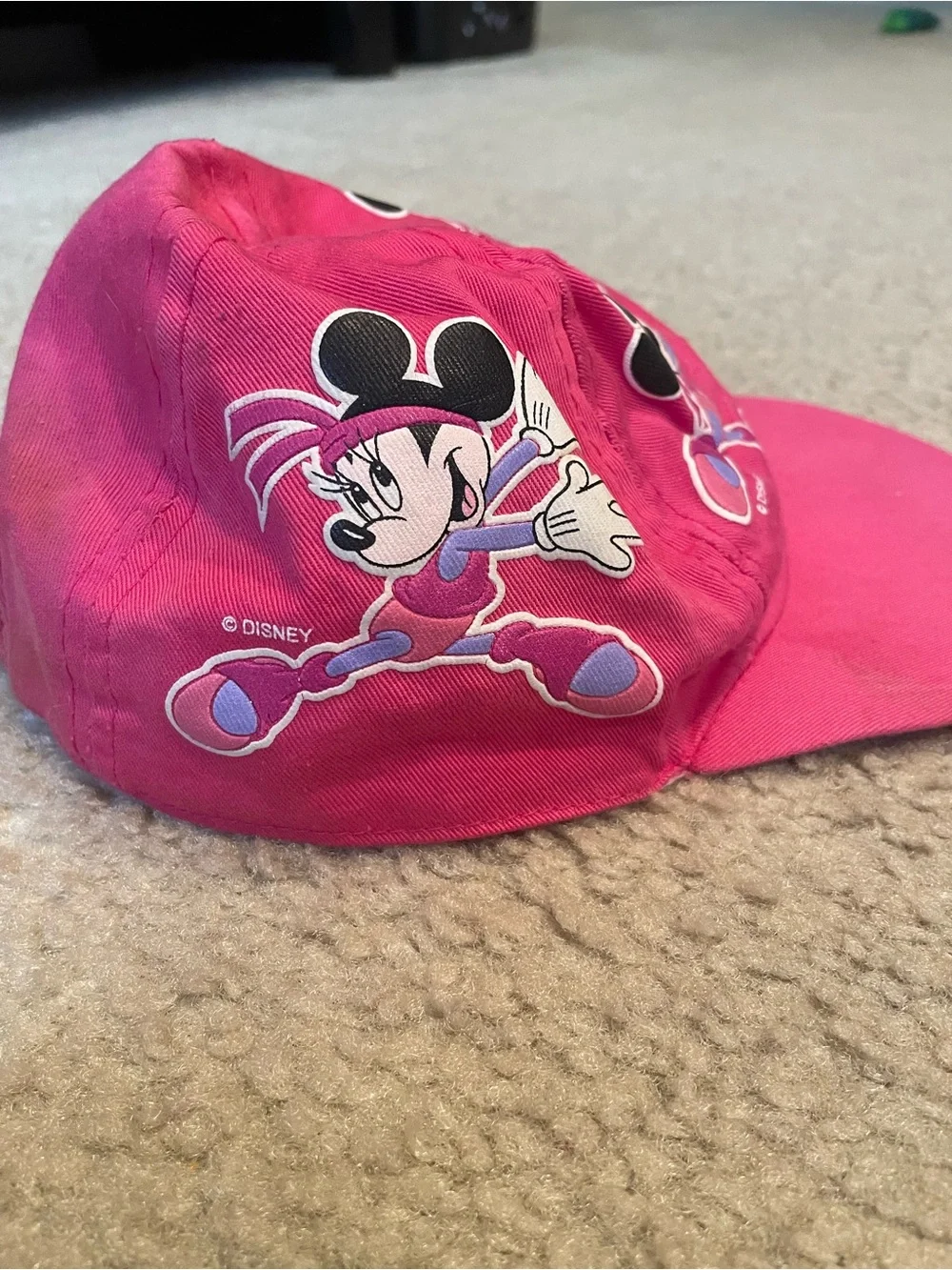 Vintage kids Minnie Mouse baseball hat